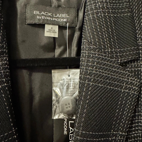 NWT Black Label by Evan Picone Blazer Size 4 - Picture 4 of 6